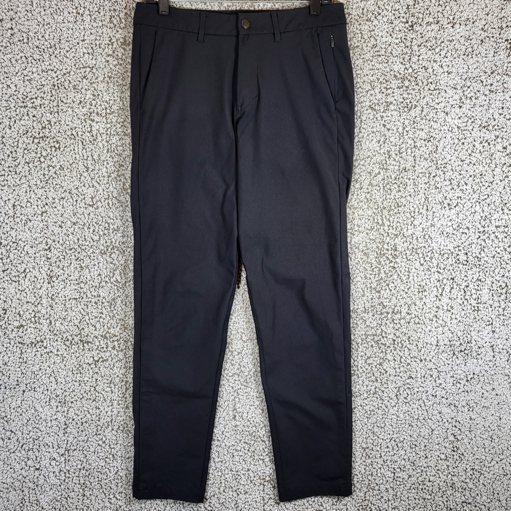 Lululemon Commission Slim Fit Pant Men's Size 30 Black Casual‎ Commute Office